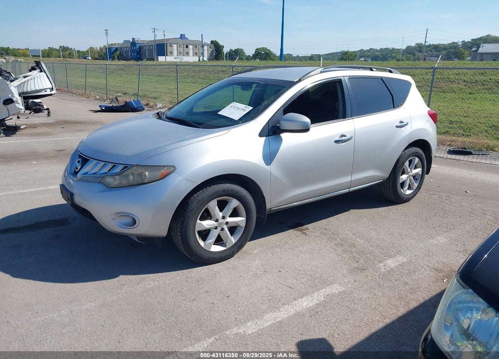2009 NISSAN MURANO VIN: JN8AZ18W19W120476