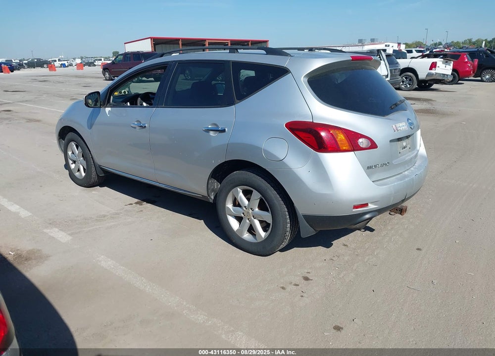 2009 NISSAN MURANO VIN: JN8AZ18W19W120476
