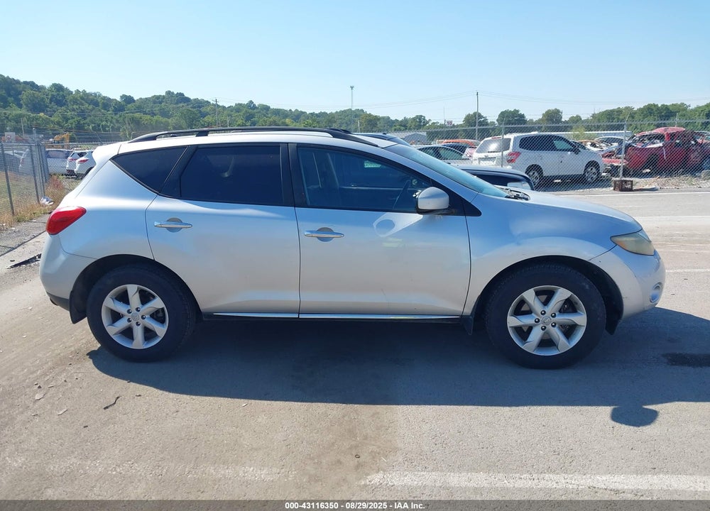 2009 NISSAN MURANO VIN: JN8AZ18W19W120476
