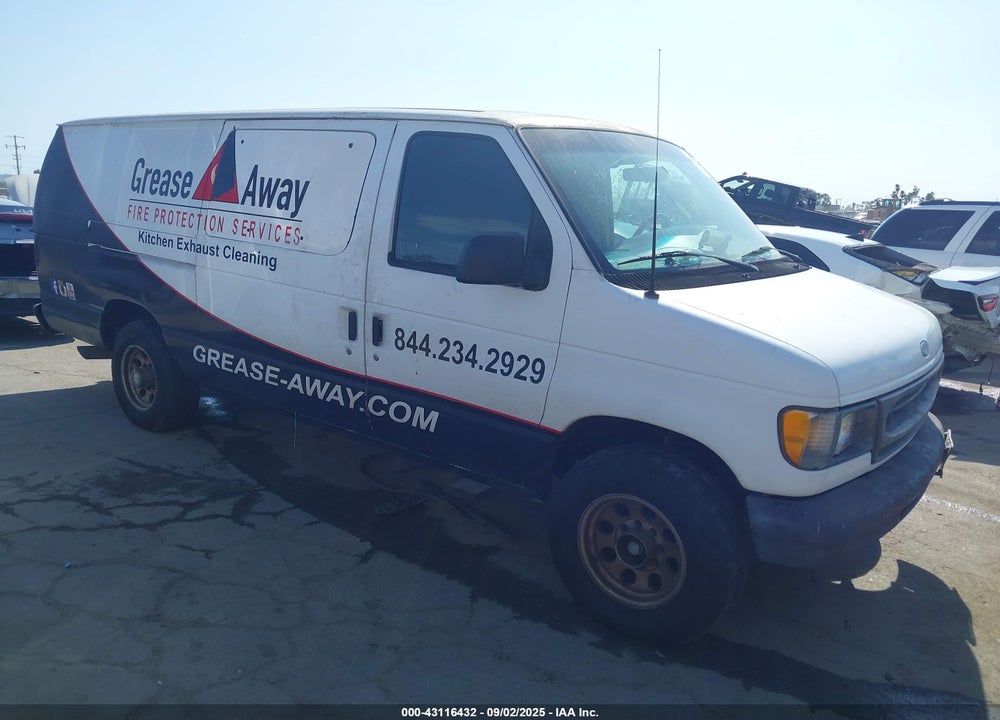 2001 FORD E-250 COMMERCIAL/RECREATIONAL VIN: 1FTNS24L41HB06356