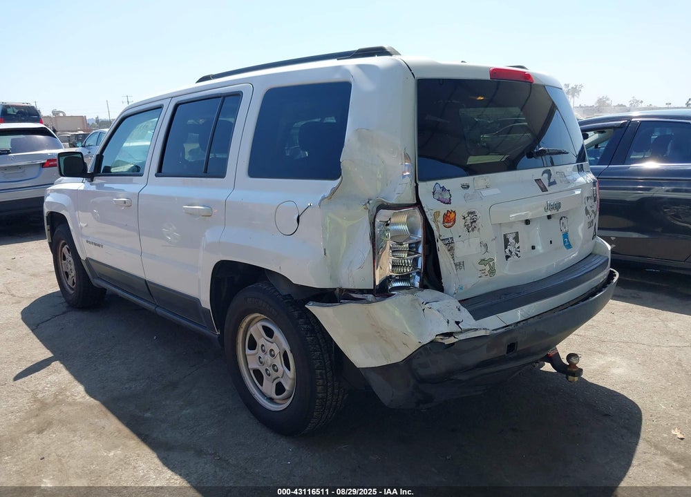 2017 JEEP PATRIOT VIN: 1C4NJPBA0HD163141