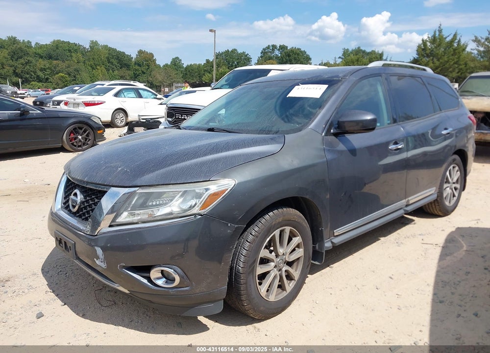 2013 NISSAN PATHFINDER SL VIN: 5N1AR2MM2DC687243