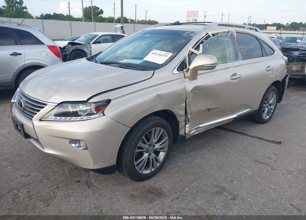 2013 LEXUS RX 350 VIN: 2T2ZK1BA9DC114275