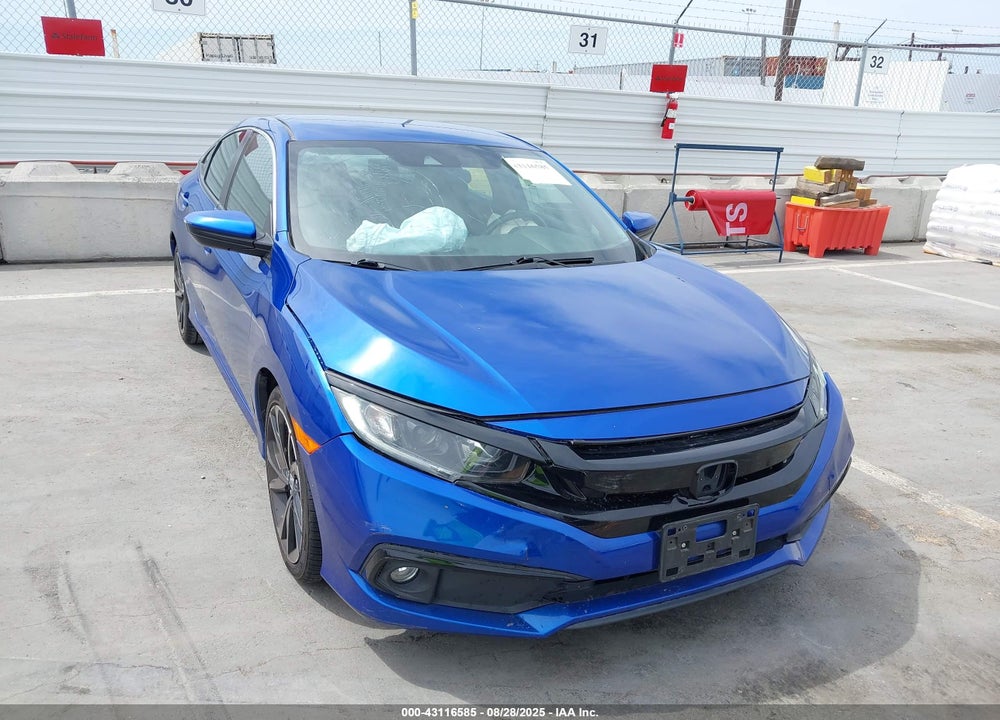 2021 HONDA CIVIC VIN: 2HGFC2F89MH549368