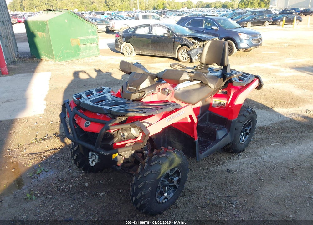 2013 CAN-AM OUTLANDER MAX 650 XT VIN: 3JBLPHJ19DJ000388