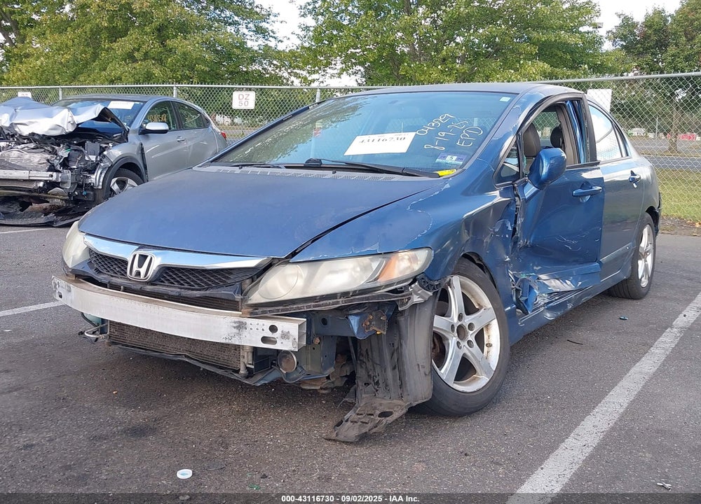 2009 HONDA CIVIC LX VIN: 2HGFA16599H504329
