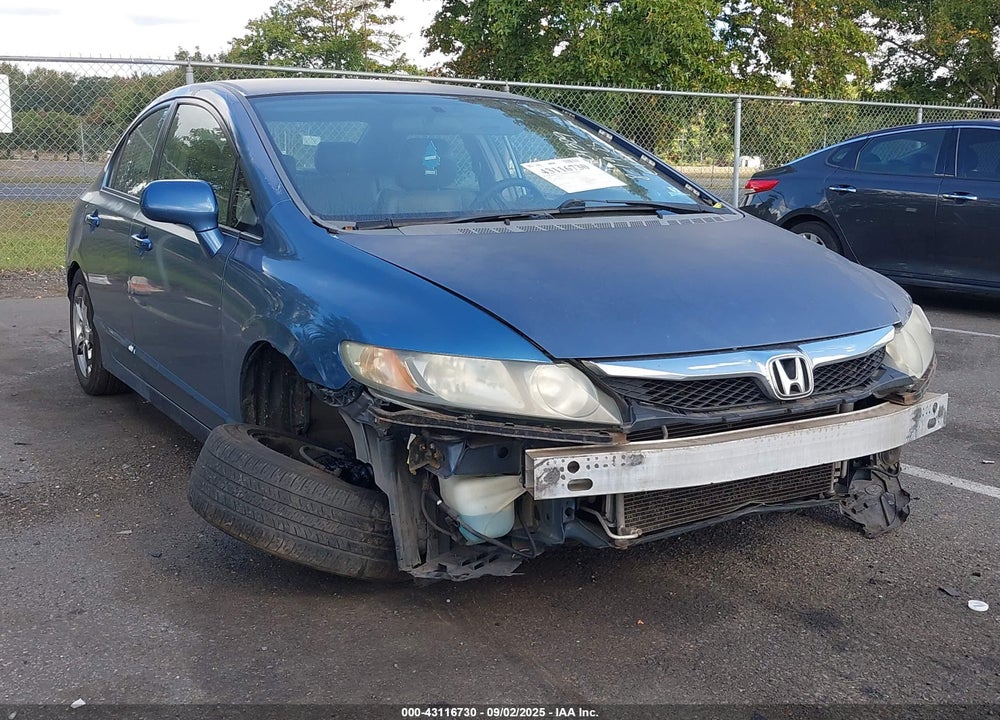 2009 HONDA CIVIC LX VIN: 2HGFA16599H504329