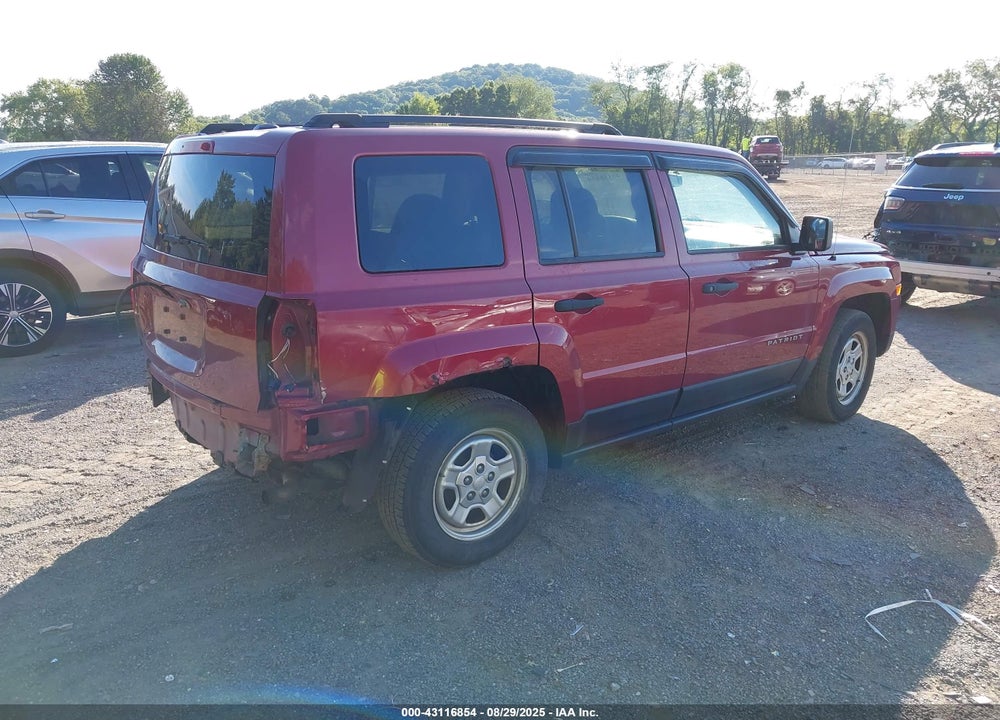 2017 JEEP PATRIOT VIN: 1C4NJPBA2HD171158