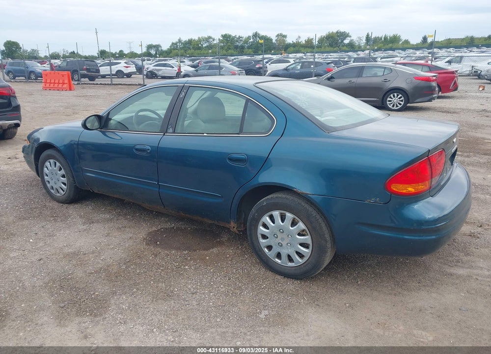 2002 OLDSMOBILE ALERO GL1 VIN: 1G3NL52F42C243372