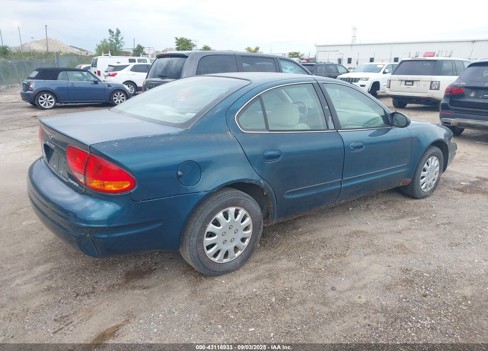 2002 OLDSMOBILE ALERO GL1 VIN: 1G3NL52F42C243372