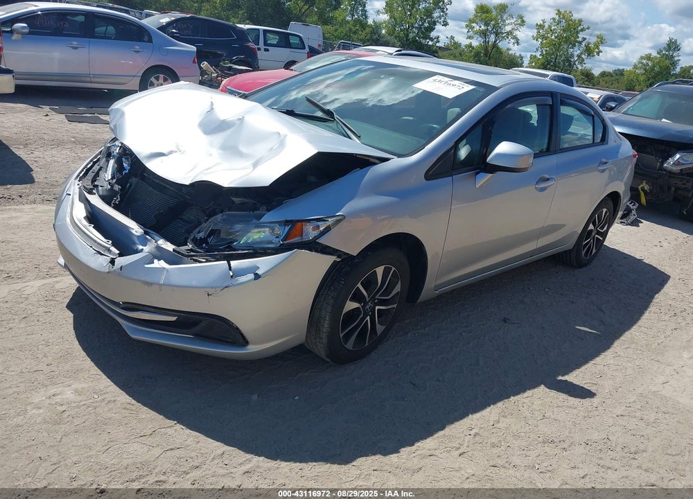 2013 HONDA CIVIC VIN: 19XFB2F89DE232493