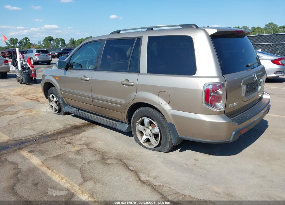 2007 HONDA PILOT EX-L VIN: 5FNYF18537B008287