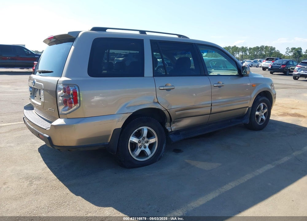 2007 HONDA PILOT EX-L VIN: 5FNYF18537B008287