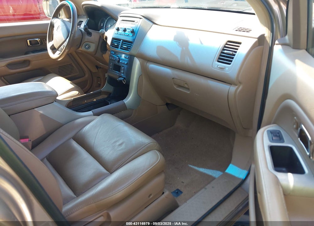 2007 HONDA PILOT EX-L VIN: 5FNYF18537B008287