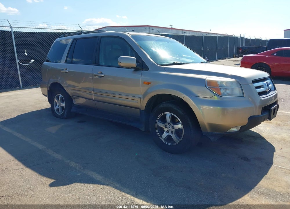 2007 HONDA PILOT EX-L VIN: 5FNYF18537B008287