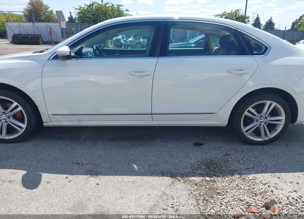 2012 VOLKSWAGEN PASSAT VIN: 1VWCN7A3XCC067396