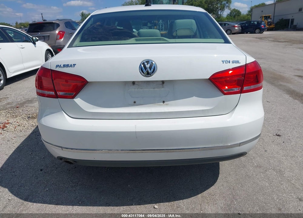 2012 VOLKSWAGEN PASSAT VIN: 1VWCN7A3XCC067396
