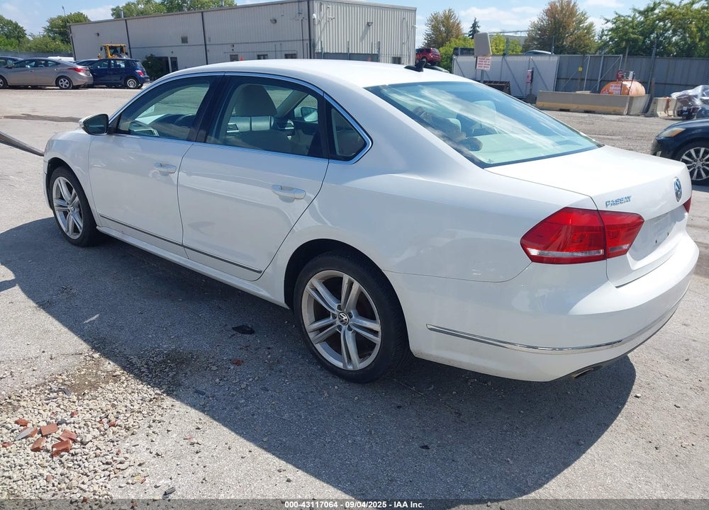 2012 VOLKSWAGEN PASSAT VIN: 1VWCN7A3XCC067396
