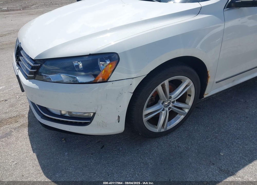 2012 VOLKSWAGEN PASSAT VIN: 1VWCN7A3XCC067396