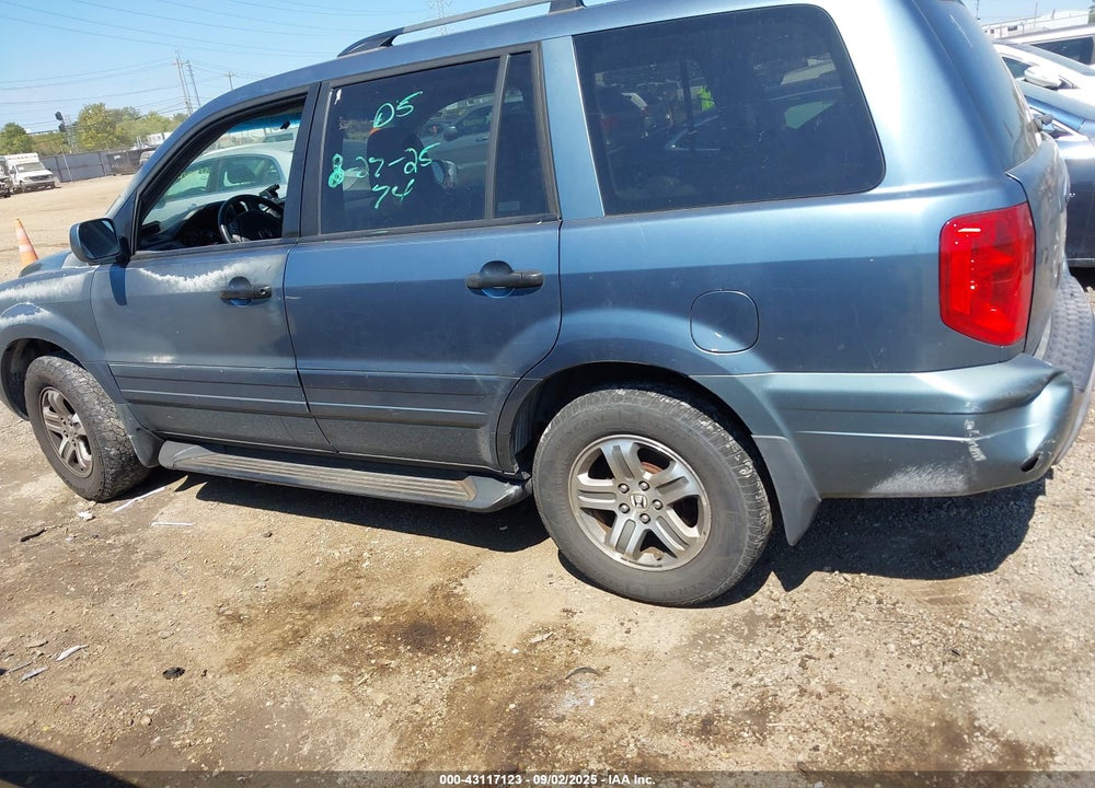 2005 HONDA PILOT EX-L VIN: 5FNYF18565B048067