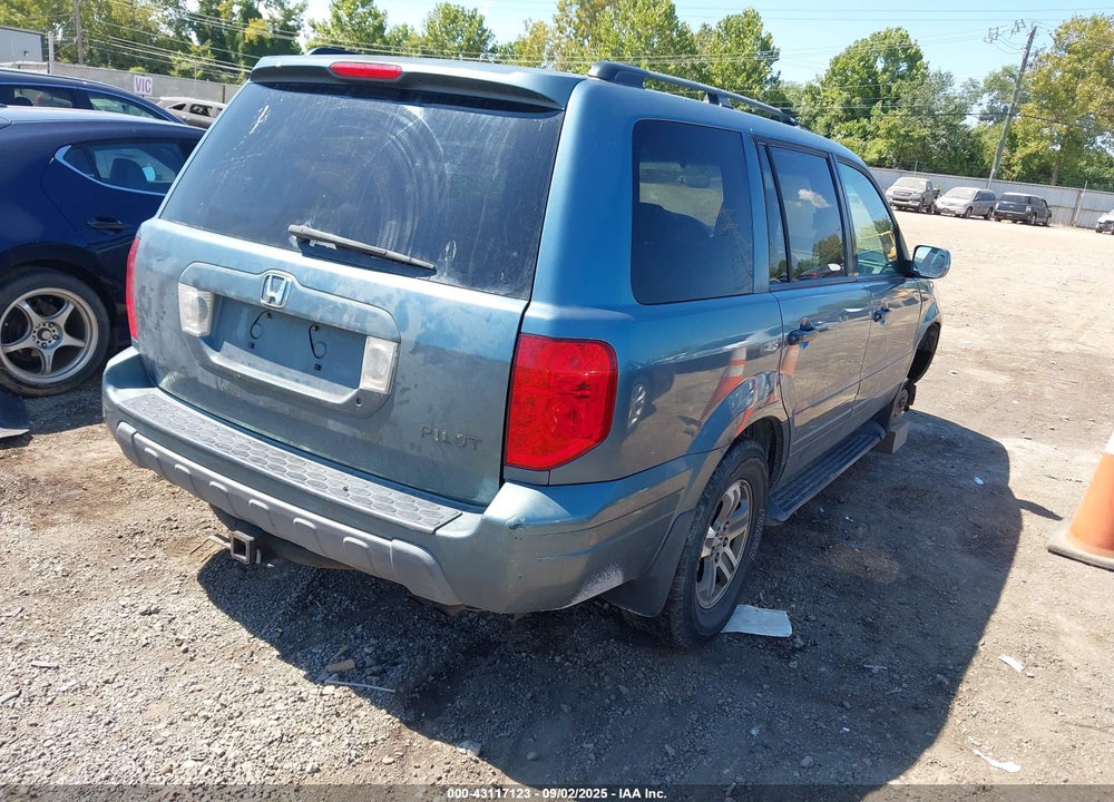 2005 HONDA PILOT EX-L VIN: 5FNYF18565B048067