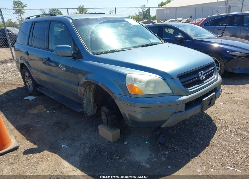 2005 HONDA PILOT EX-L VIN: 5FNYF18565B048067