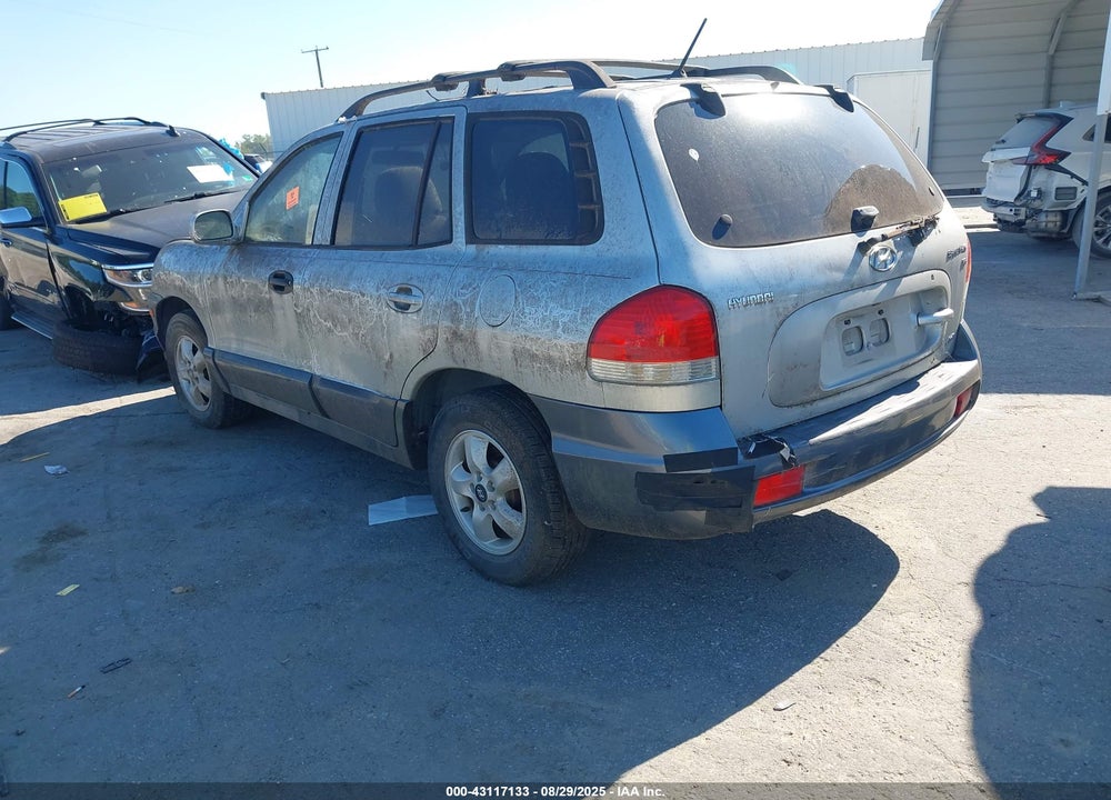2005 HYUNDAI SANTA FE GLS VIN: KM8SC73D65U885663