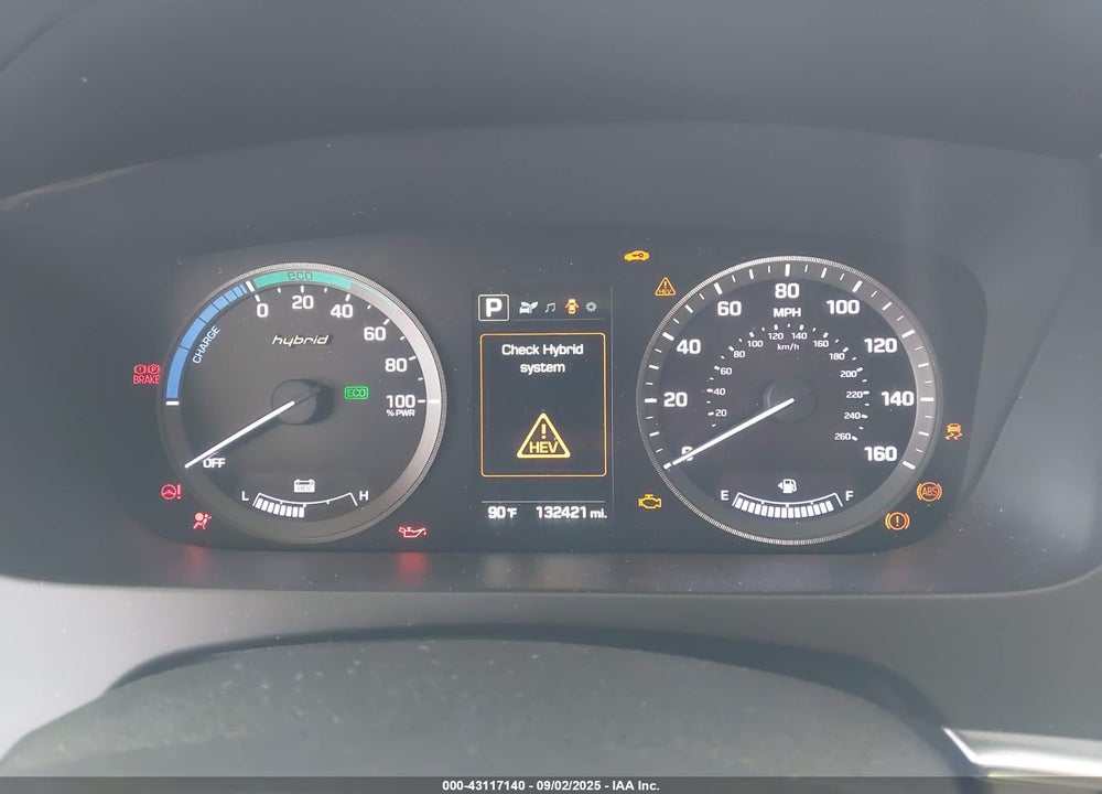 2016 HYUNDAI SONATA HYBRID SE VIN: KMHE24L17GA020127