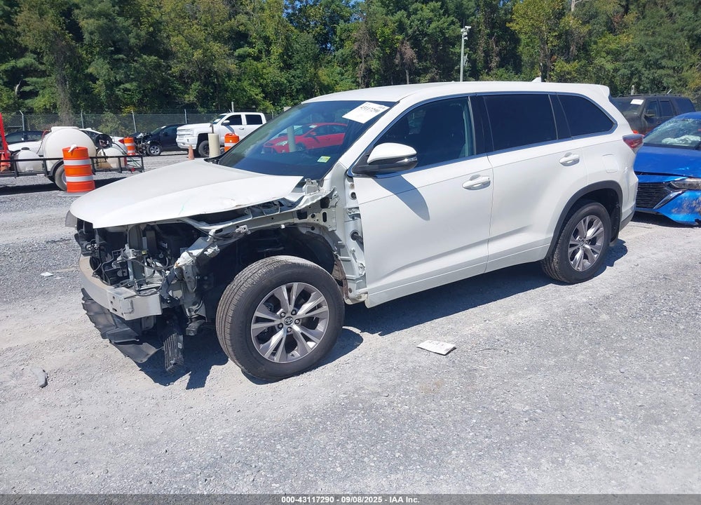 2016 TOYOTA HIGHLANDER VIN: 5TDZKRFH3GS121003