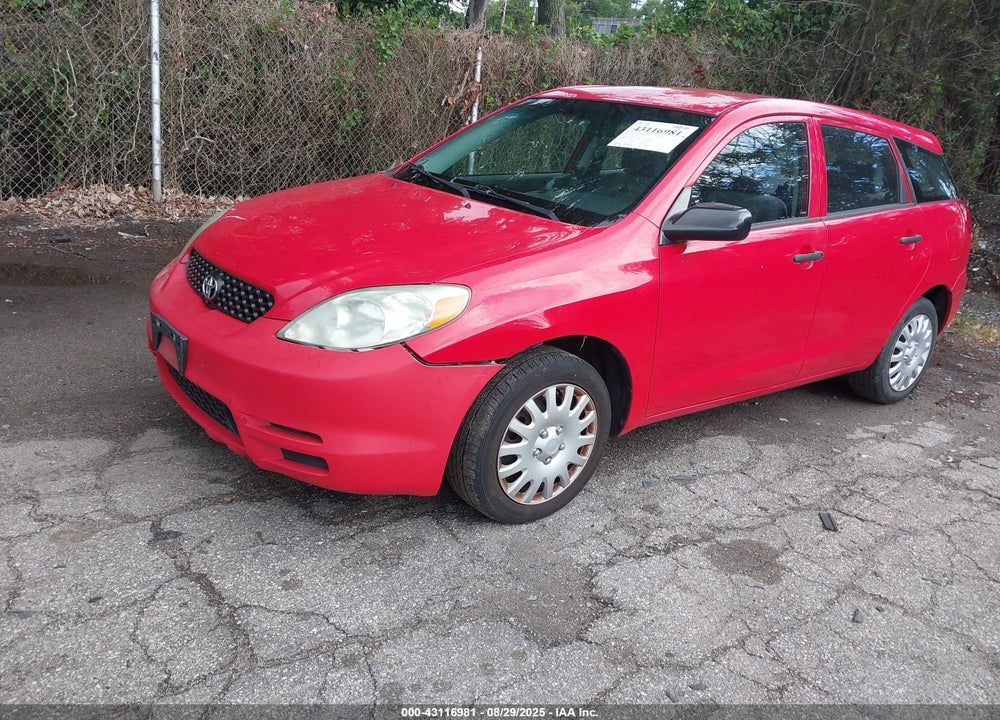 2004 TOYOTA MATRIX STANDARD VIN: 2T1KR32E84C298091