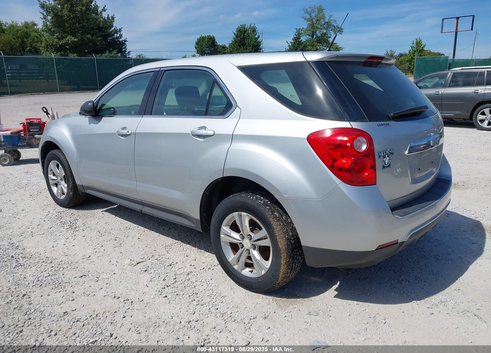 2012 CHEVROLET EQUINOX LS VIN: 2GNALBEK3C1147334