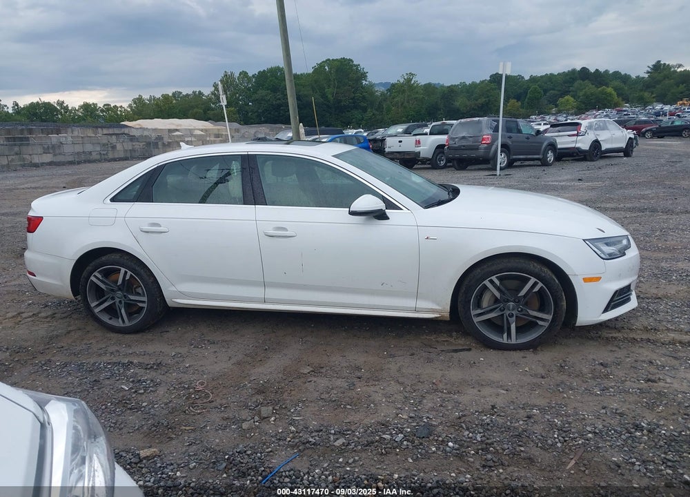 2017 AUDI A4 2.0T PREMIUM VIN: WAUENAF45HN064957