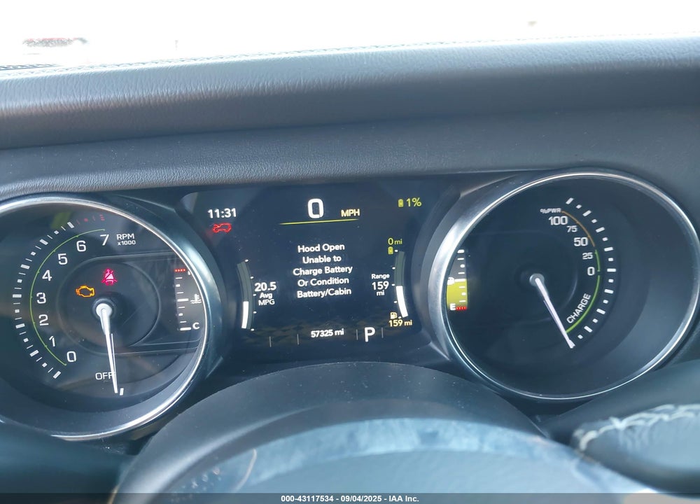 2021 JEEP WRANGLER 4XE UNLIMITED SAHARA 4X4 VIN: 1C4JJXP66MW724069