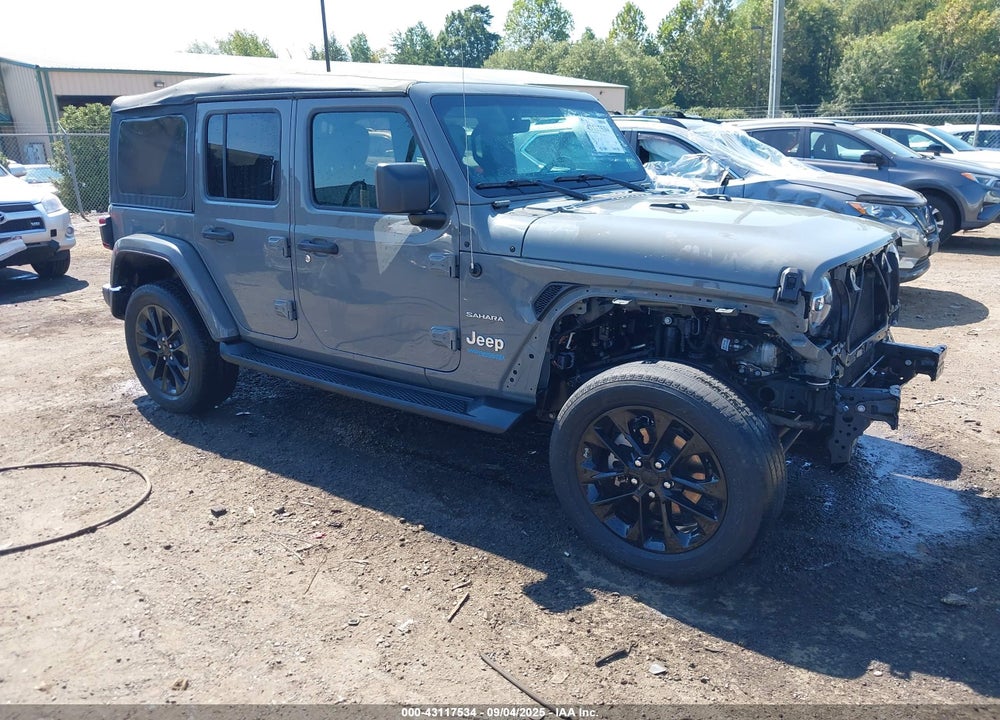 2021 JEEP WRANGLER 4XE UNLIMITED SAHARA 4X4 VIN: 1C4JJXP66MW724069