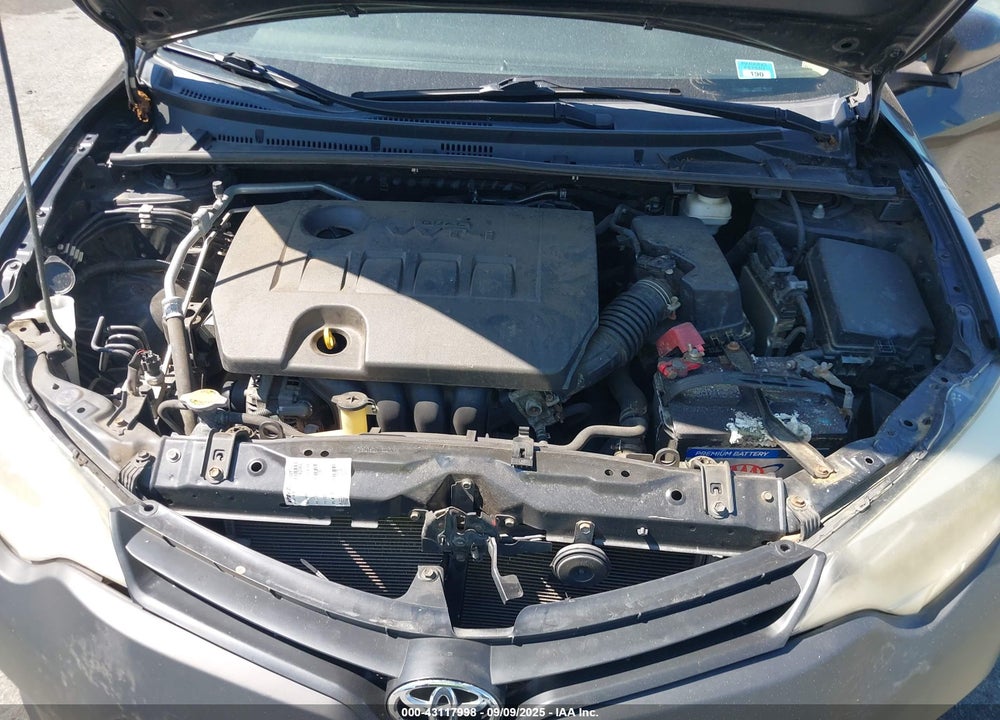 2014 TOYOTA COROLLA LE VIN: 2T1BURHE9EC116487