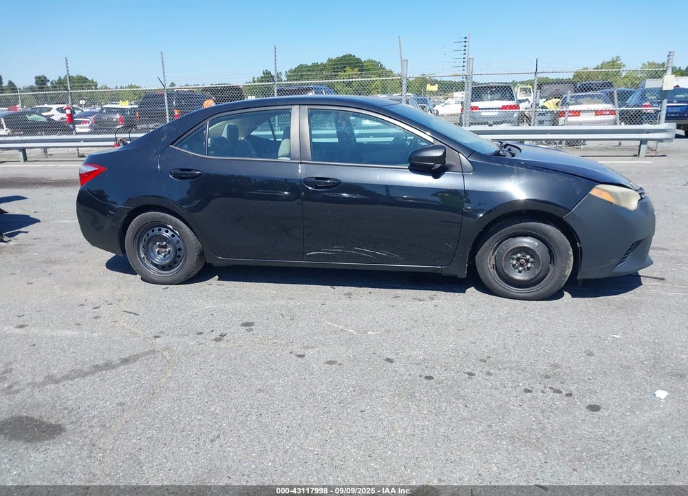 2014 TOYOTA COROLLA LE VIN: 2T1BURHE9EC116487