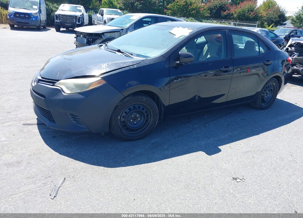 2014 TOYOTA COROLLA LE VIN: 2T1BURHE9EC116487