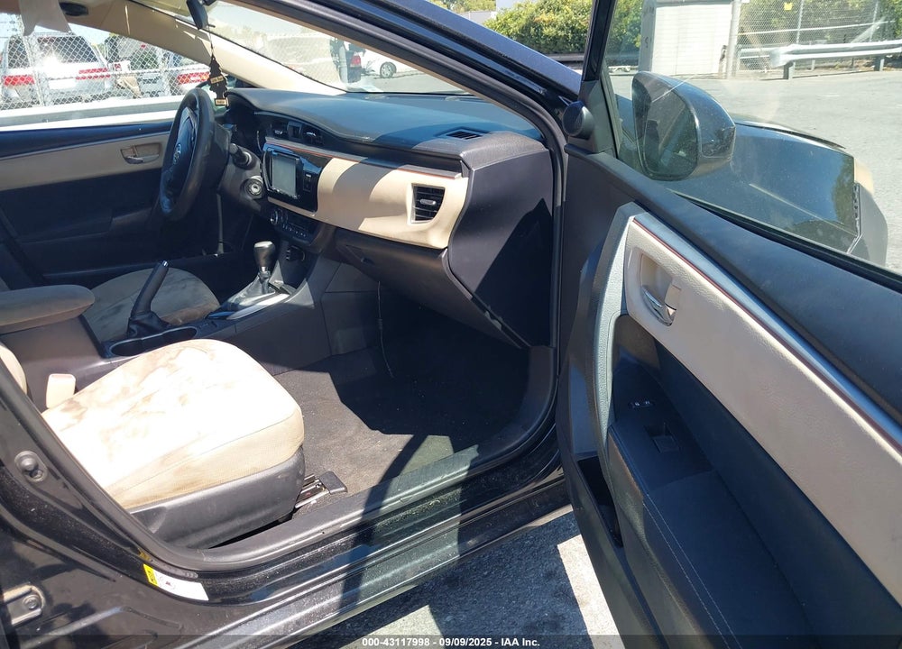 2014 TOYOTA COROLLA LE VIN: 2T1BURHE9EC116487