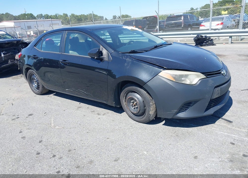 2014 TOYOTA COROLLA LE VIN: 2T1BURHE9EC116487