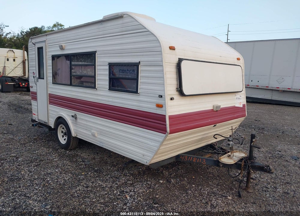 1992 TRAILER SUNLINE SATURN 1661 TRAVEL VIN: 1LC2S1G15ND161584