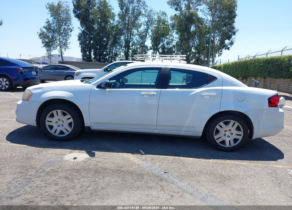 2014 DODGE AVENGER VIN: 1C3CDZAB2EN217800