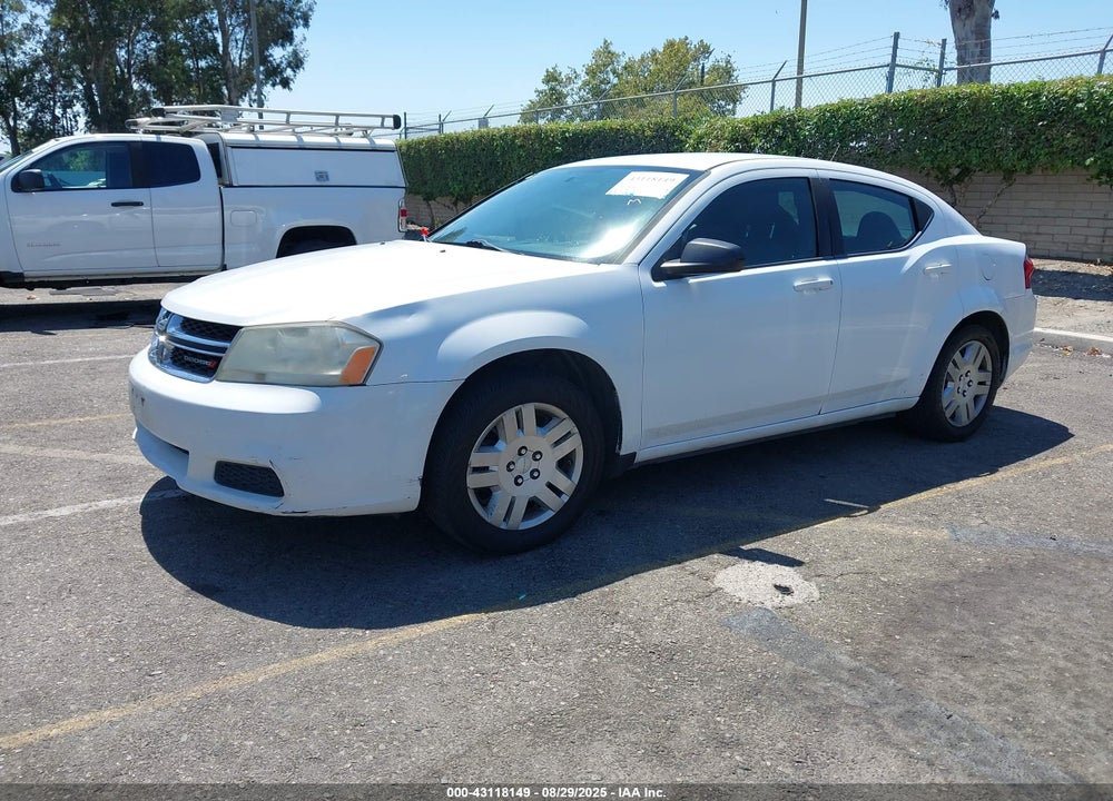 2014 DODGE AVENGER VIN: 1C3CDZAB2EN217800