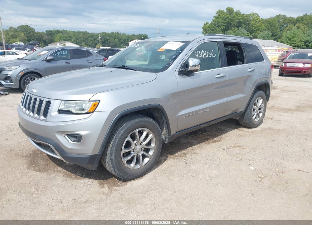 2016 JEEP GRAND CHEROKEE VIN: 1C4RJFBG8GC398780