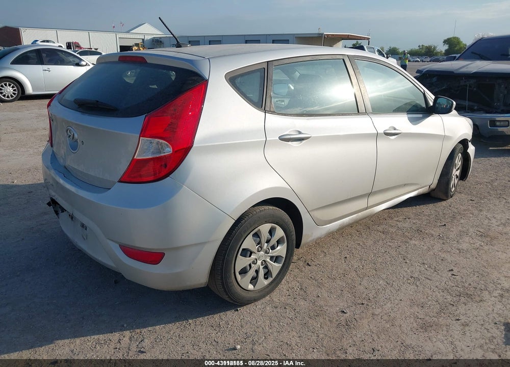 2017 HYUNDAI ACCENT VIN: KMHCT5AE4HU334480