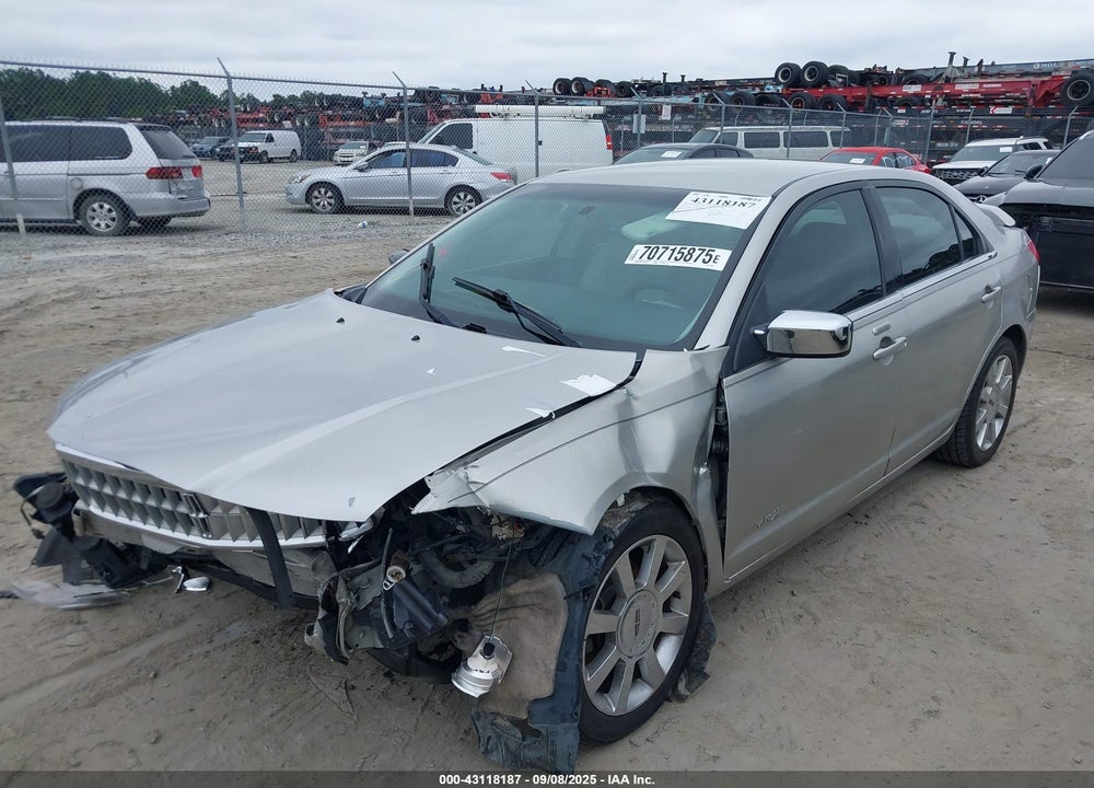 2007 LINCOLN MKZ VIN: 3LNHM26T37R624921