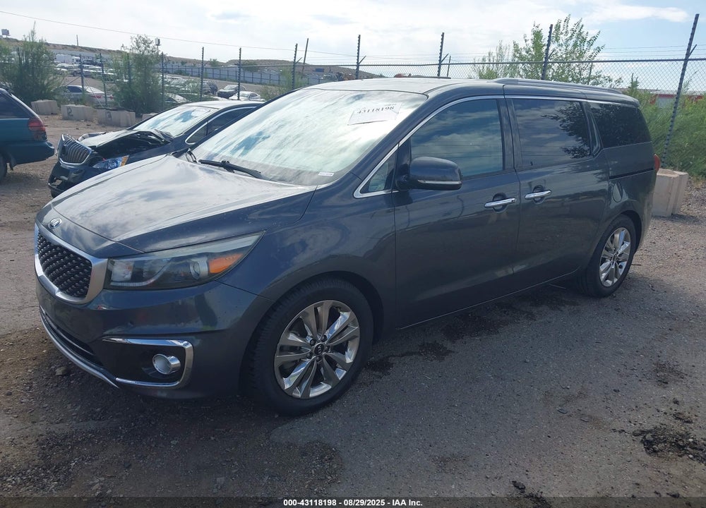 2015 KIA SEDONA VIN: KNDME5C16F6034907