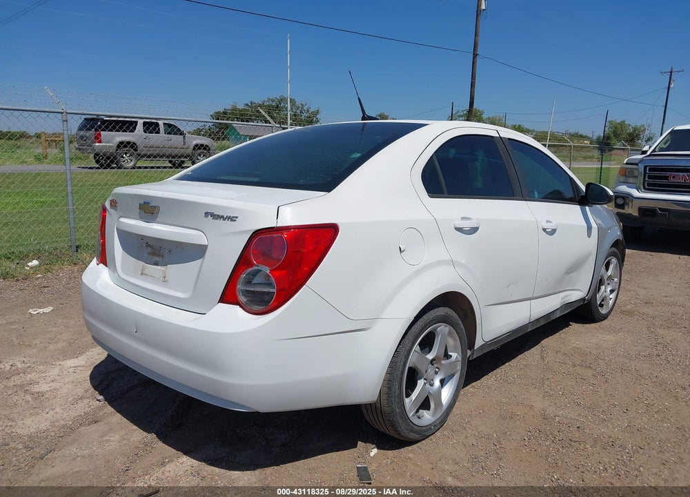 2014 CHEVROLET SONIC VIN: 1G1JA5SH5E4168243