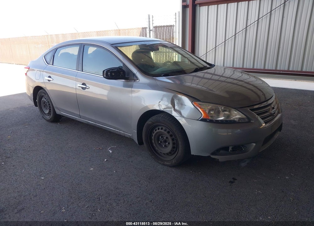 2013 NISSAN SENTRA S VIN: 3N1AB7APXDL753405