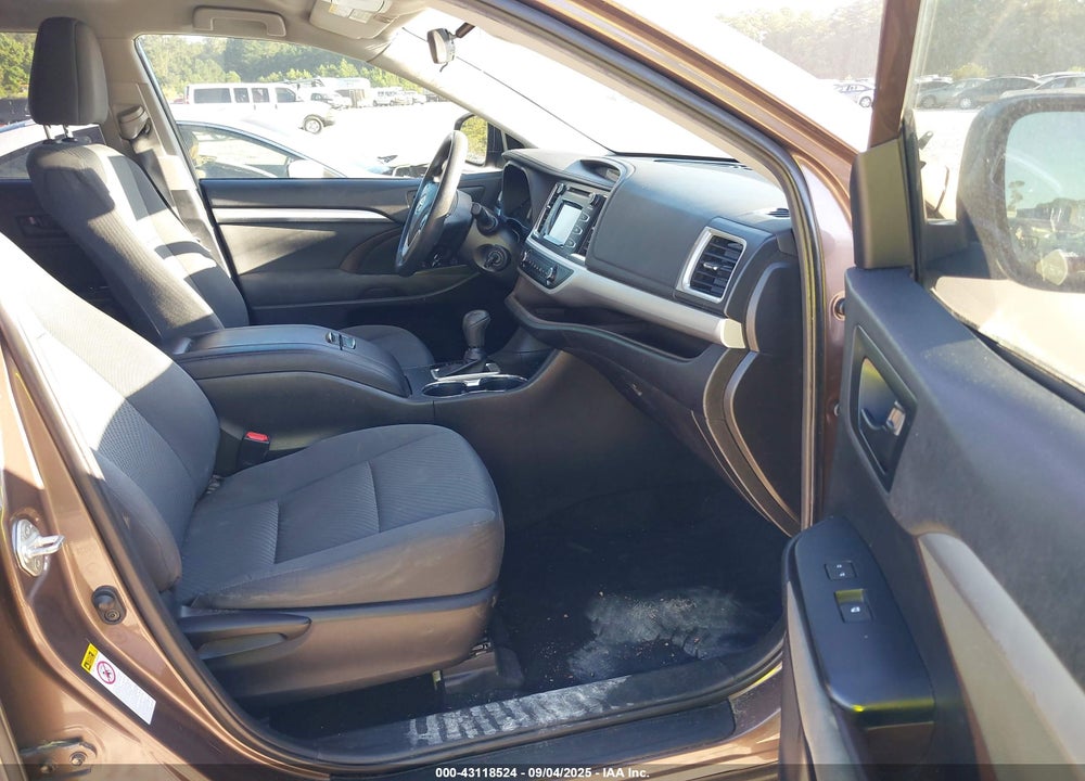 2019 TOYOTA HIGHLANDER VIN: 5TDZARFH1KS059418