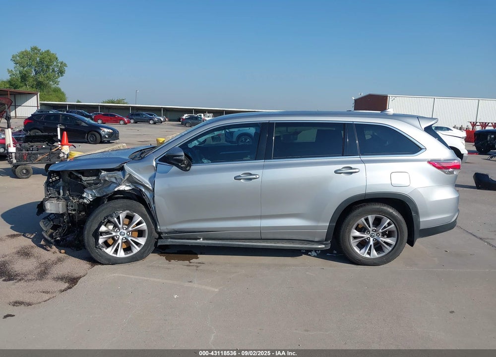 2016 TOYOTA HIGHLANDER VIN: 5TDZKRFH8GS130991